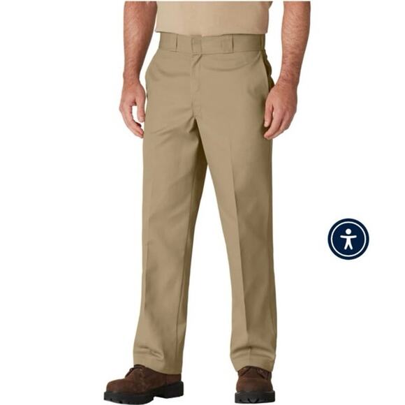 Dickies Original NEW Tan Khaki 874 Work Pants Original Fit Size 28 x 30 - Picture 1 of 10